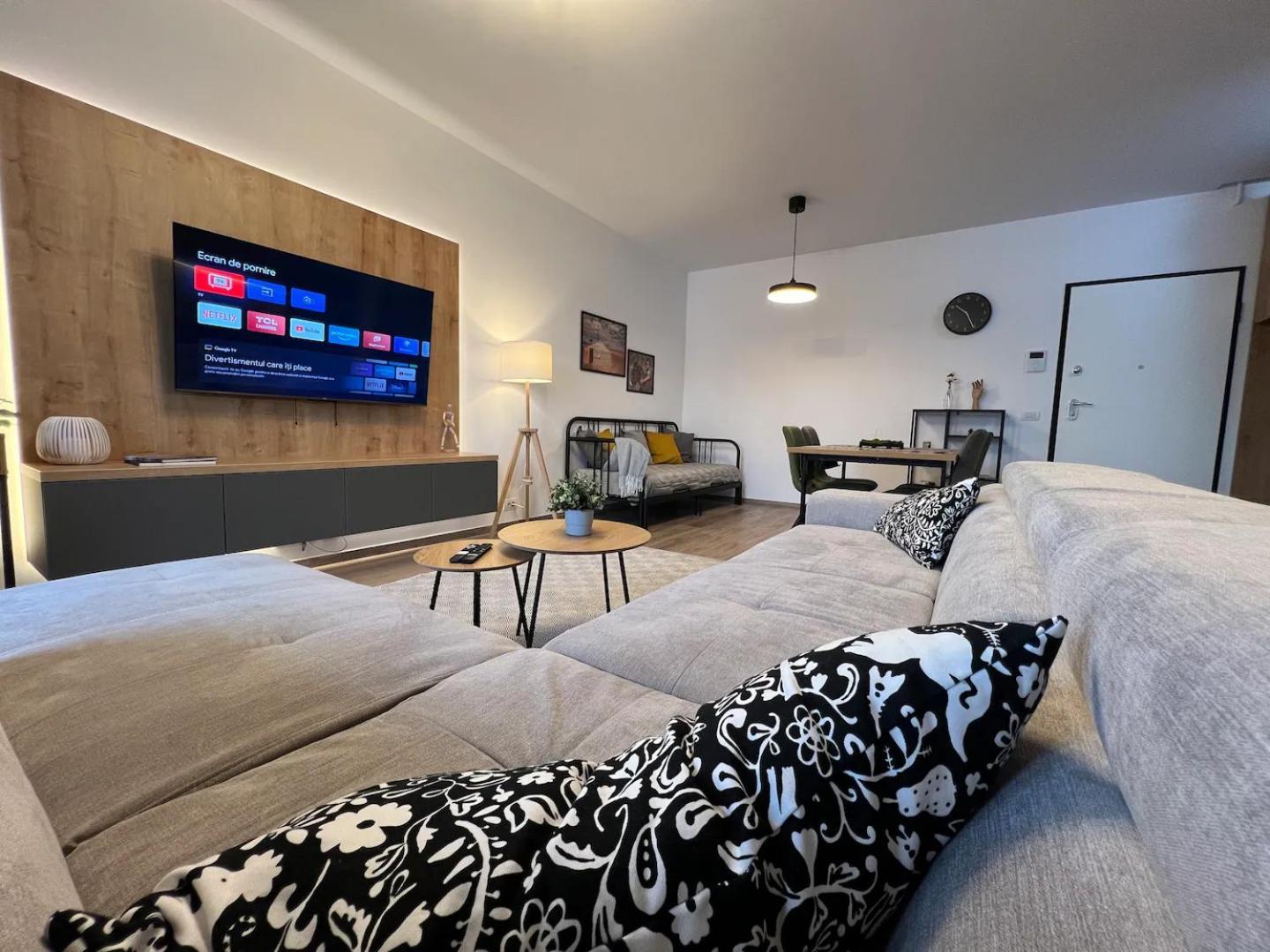 公寓 High-rise Luxury With Free Parking 布加勒斯特